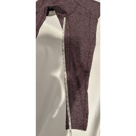 Victoria's Secret PINK COZY Soft Leggings Burgandy Heather High Rise Women’s L - Picture 5 of 8